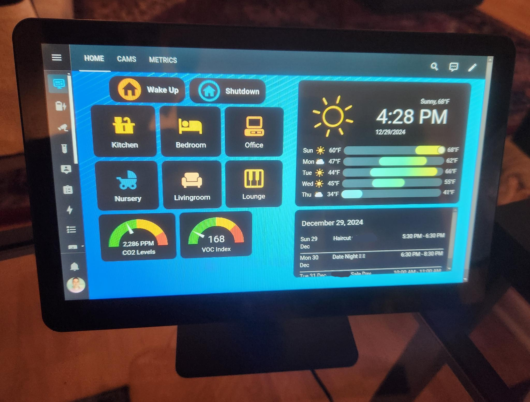 Kitchen Info Panel Raspberry Pi Building a Custom Dashboard with Home Assistant and a Raspberry Pi ...